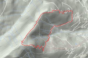 Trace gps Plateau des Bénés Plateau des Bénés