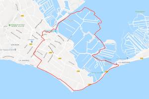 Trace gps Entre océan et marais salants Entre océan et marais salants