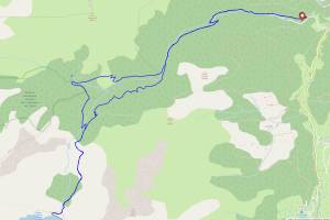 Trace gps Étang d'Araing par la boucle de la Chapelle de l'Isard Étang d'Araing par la boucle de la Chapelle de l'Isard
