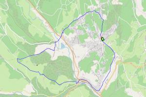 Trace gps La forêt de La Flachère La forêt de La Flachère